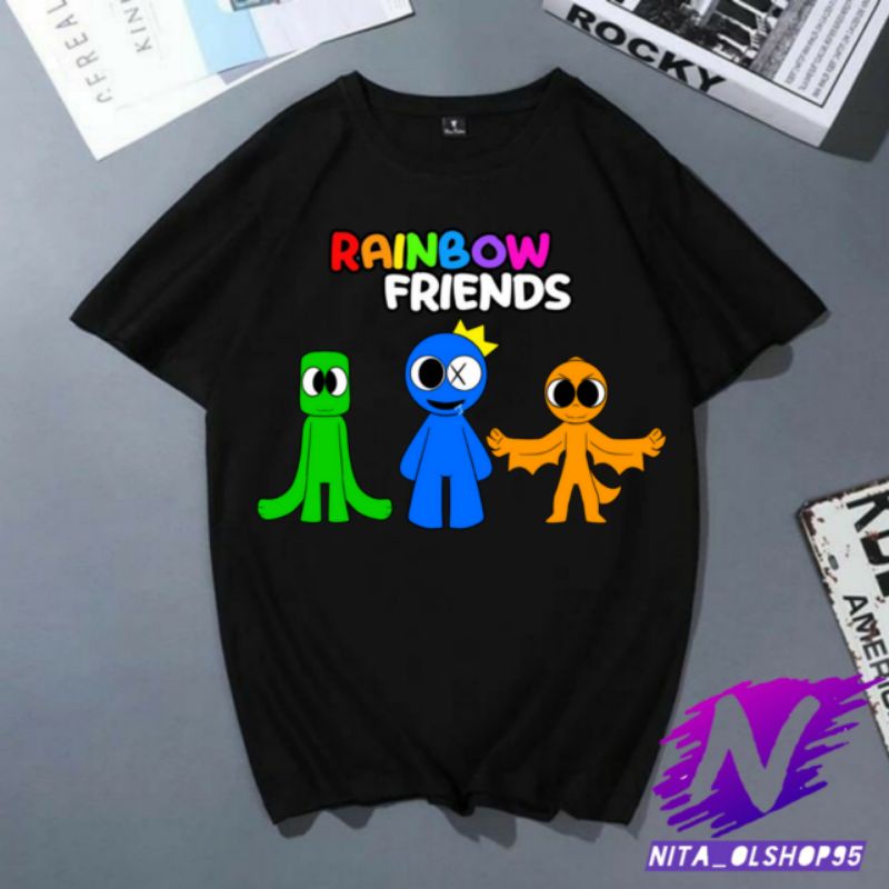 baju anak rainbow friends kaos anak rainbow friend baju kaos anak atasan rainbow