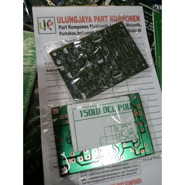 PCB power amplifier OCL 150W kit layout PCB