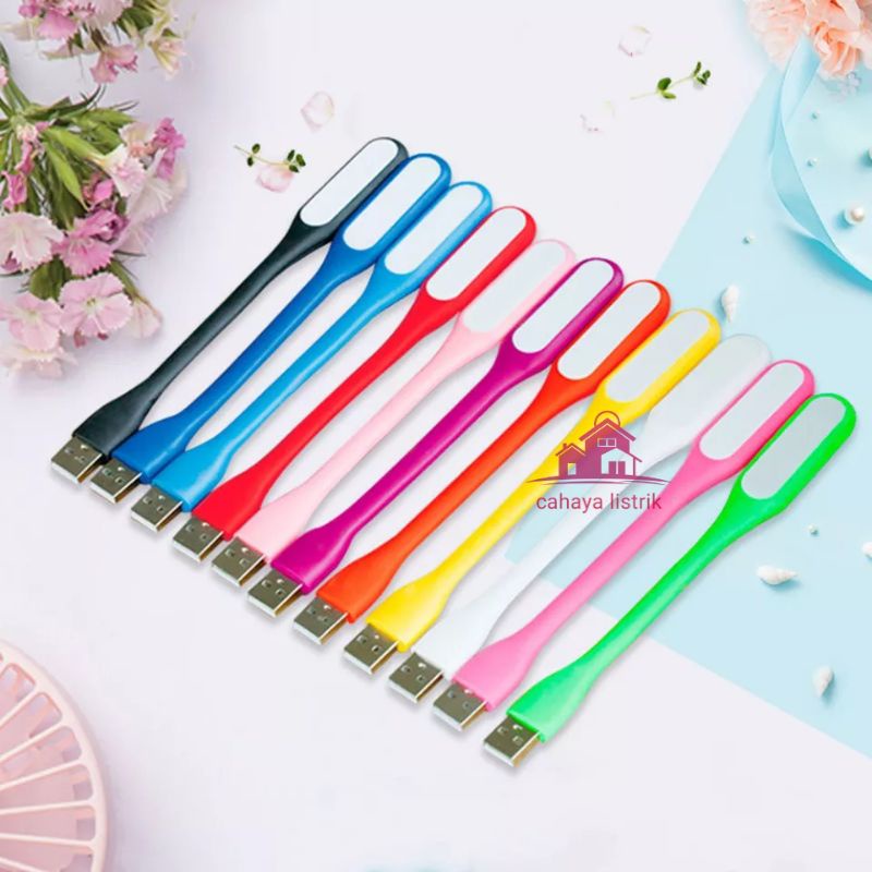 LAMPU USB LED LAMP PORTABLE FLEXIBEL USB 1LED 3LED 8LED  STICK - LAMPU BACA SIKAT GIGI LAPTOP POWERBANK [PERFECTHOME]