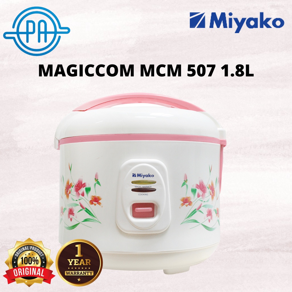 MAGIC COM MIYAKO MCM507 1.8L RICE COOKER MCM 507
