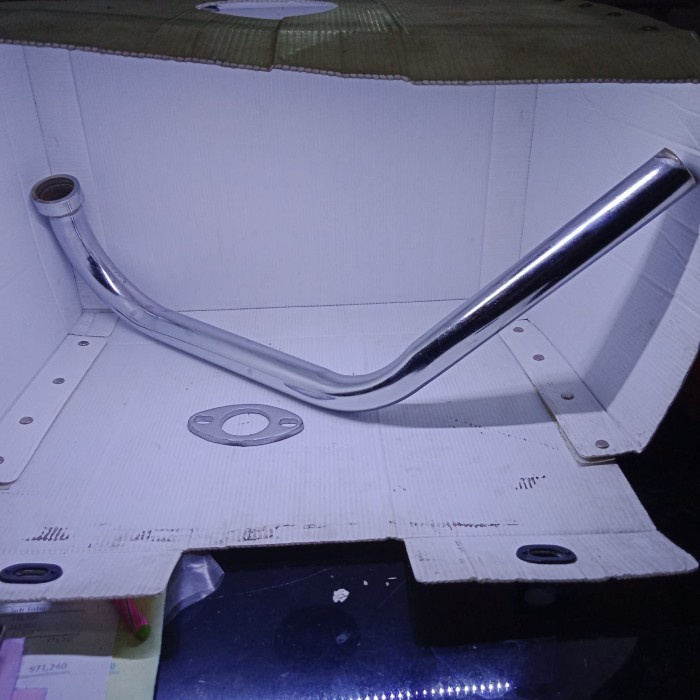 Leher Knalpot/Sambungan Knalpot Vixion-New Vixion Chrome