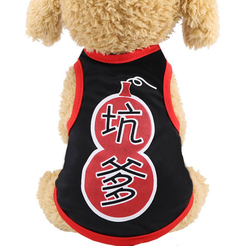 EXOTICGOODS BAJU ANJING KUCING KARTUN BAJU HEWAN ANJING KUCING BAJU