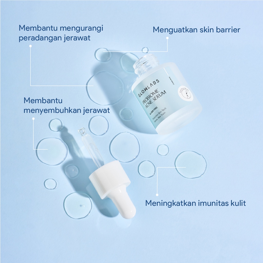 GLOWLABS Probiome Acne Serum 20ml - Serum Penghilang Jerawat