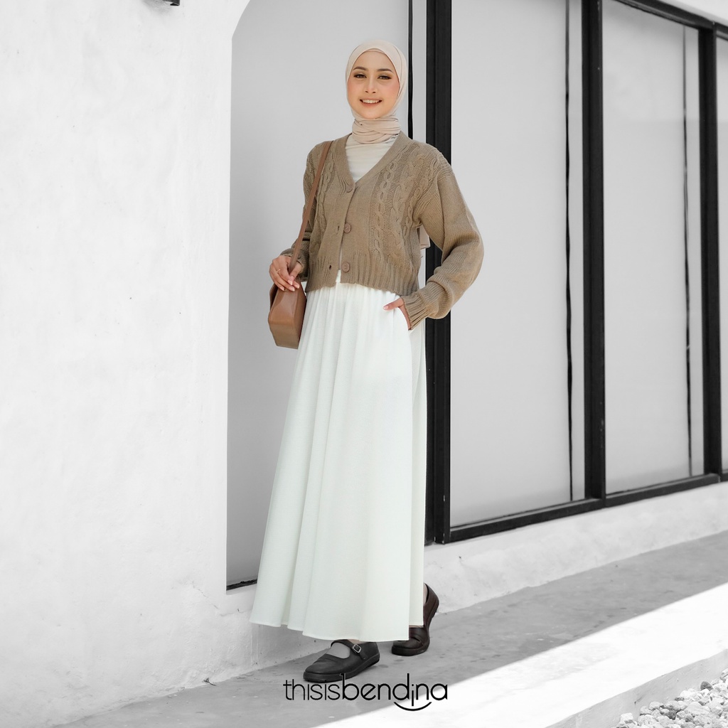 THISISBENDINA Rok Panjang Circle Polos CIRLE Skirt