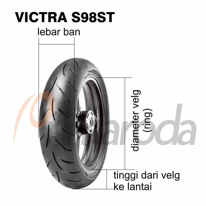 Sepasang Ban Yamaha Lexi, Lexi S, Tubeless Maxxis Victra S98ST