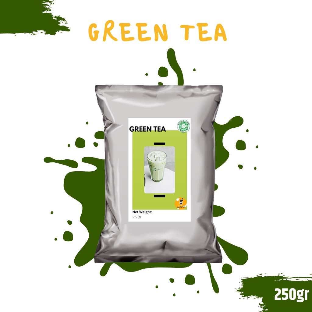 BUBUK MINUMAN RASA GREEN TEA 250GR / SERBUK MINUMAN ANEKA RASA / BUBUK MINUMAN KEKINIAN / MINUMAN INSTAN / BOBA DRINKS