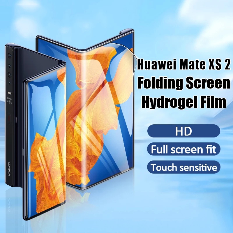 Film Pelindung Layar Hydrogel TPU Transparan Anti Gores Untuk Huawei Mate XS 2