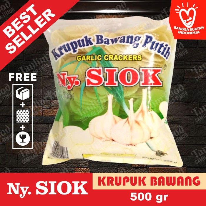 

PROMO Kerupuk Krupuk Bawang Ny Siok - 500gr