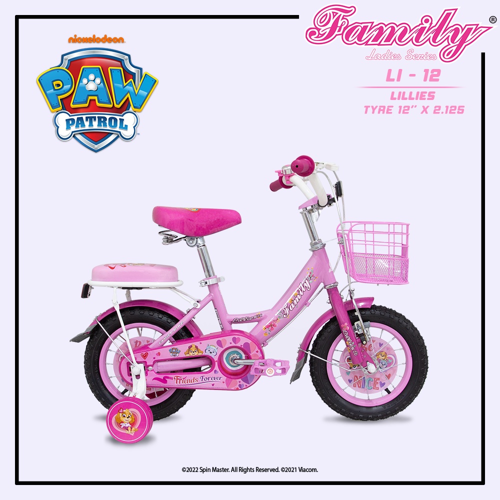 Bazar Sepeda - Sepeda Anak Mini 12 Inch Family Lilies