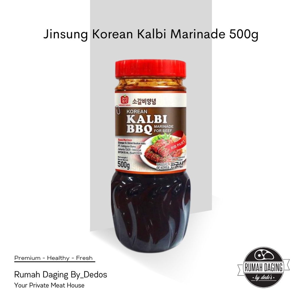 

JINSUNG KOREAN KALBI MARINADE 500g | BUMBU DAGING