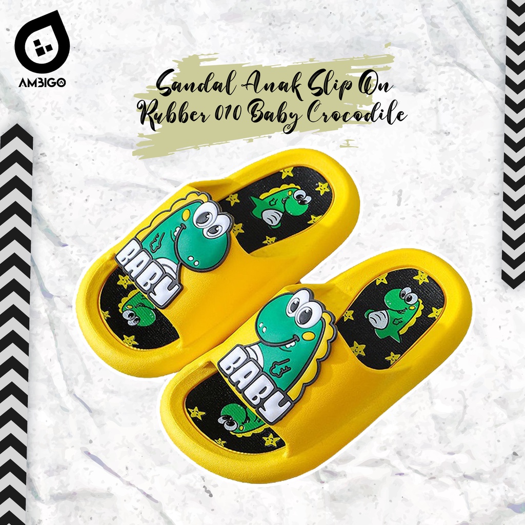 [ PRODUK IMPORT 100% ] Sandal Sendal Anak Laki-laki Sandal Baby Buaya Type 010 - Sandal Sendal Import Anak