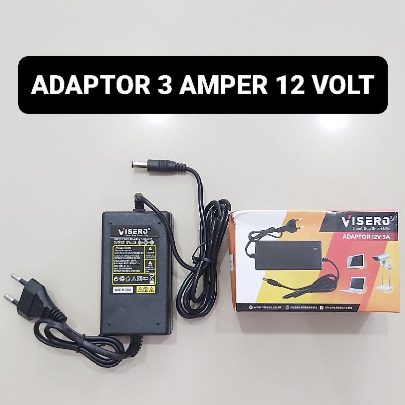 Adaptor 3A 12 Volt Power Supply Switching
