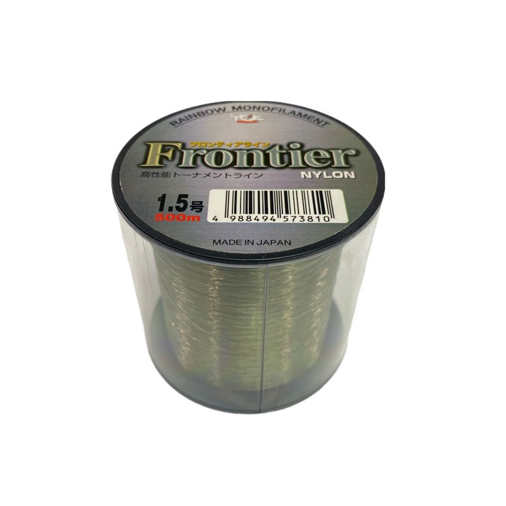 YGK Frontier Line Nylon 500m No. 1.5 / 6lb / 0.24mm - Dark Green (3810)