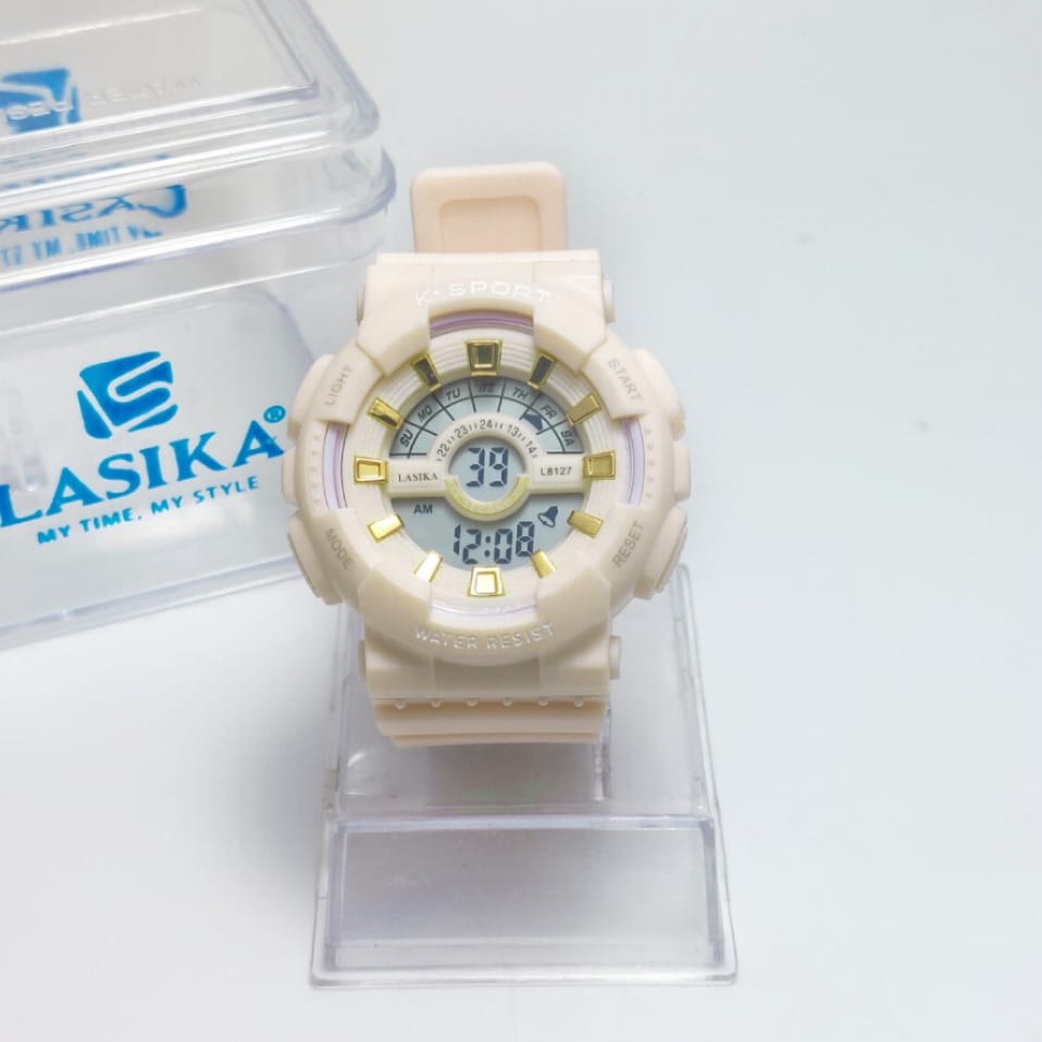 UNISEX Jam Tangan Lasika 8127 Digital Sporty Premium Anti Air
