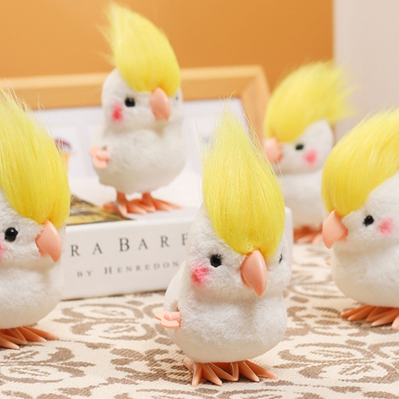Mainan Burung Beo Melompat Model Putar Untuk Hadiah Ulang Tahun