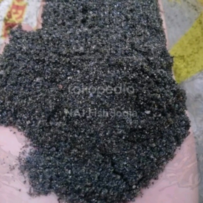 Pasir Moza /Moza Sand / Silika Hitam Akuarium Aquascape karung 6-7kg