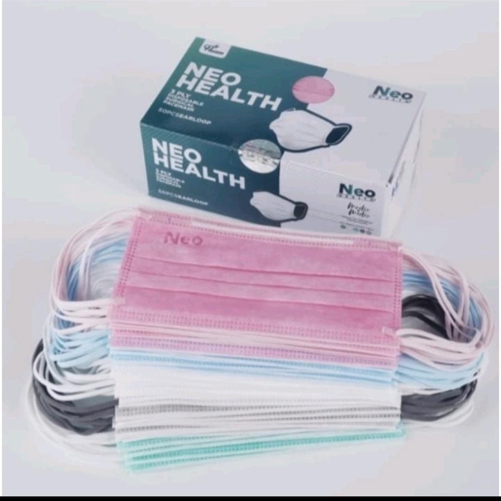 MASKER EARLOOP MEDIS NEO HEALTH MIX ISI 50/ MASKER EARLOOP BAHAN PREMIUM