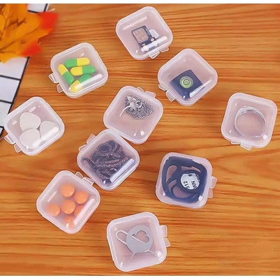 Kotak Box Kecil Imut Simpan Memory Card Earplug Aksesories Mini untuk penyimpanan sarung jempol perhiasan obat pil kunciran Manik Super Imut Berkualitas Tidak Makan Tempat Mini Accesories Putih Polos Grosir Prakarya Malang