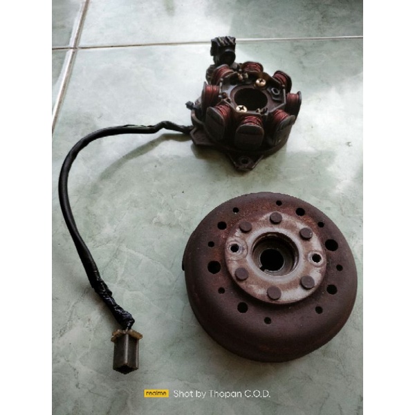 SPUL SPULL SEPUL SEPULL MAGNET SATRIA 2TAK HIU ORIGINAL COPOTAN MERK DENSO