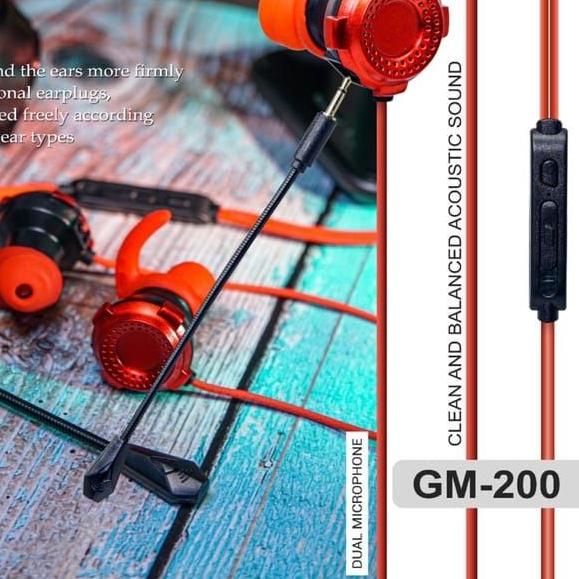 HF HEADSET GAMING PUBG MOBILE LEGEND GM-200 & GM-300 WITH MIC