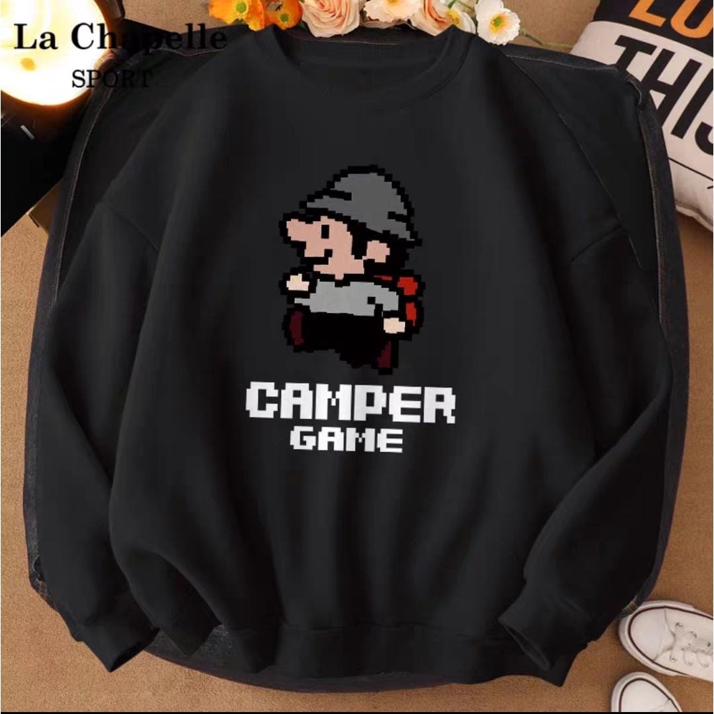 CAMPER GAME SWEATER CREWNECK UNISEX (V1)