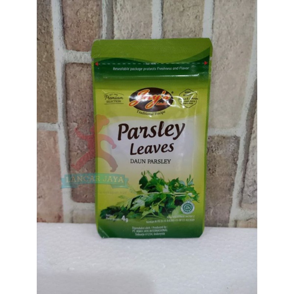 

Jay's Parsley Leaves / Daun Parsley Pouch 4gr