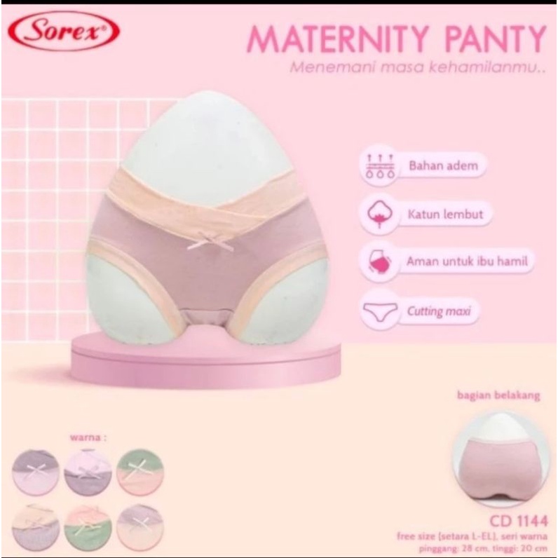 Celana dalam Ibu hamil Sorex 1144 maternity panty