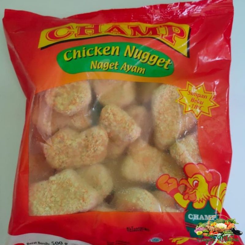 Jual Frozen Bandung Nuget Champ 500gr Shopee Indonesia