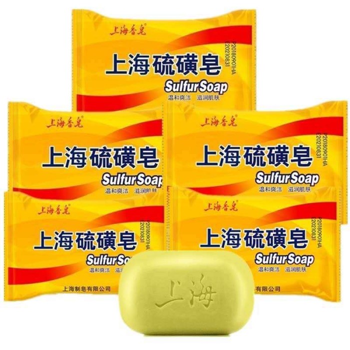 Sabun Mandi Gatal Belerang Sulfur Soap Kulit Eksim Jamur Alergi Shanghai