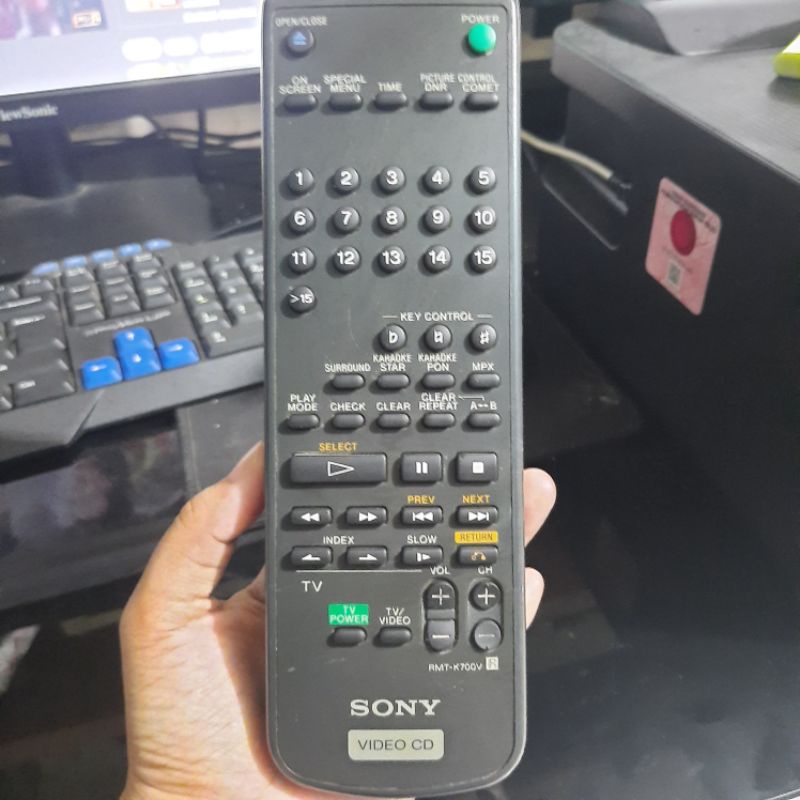 REMOTE REMOT DVD SONY RMT-K700V ORIGINAL ASLI