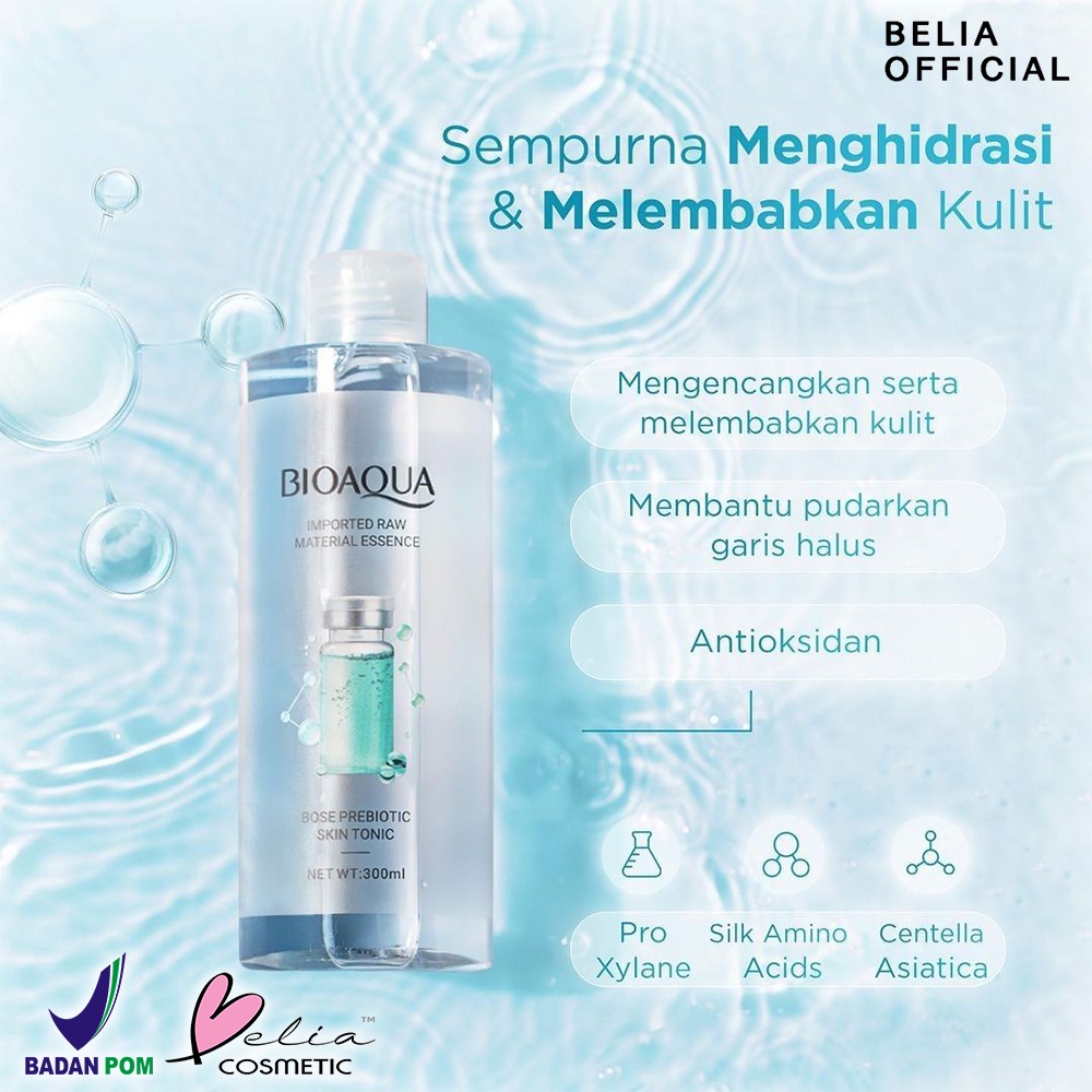 ❤ BELIA ❤ BIOAQUA Hyaluronic Acid Polypeptide Makeup Remover | Micellar Water | 300ml | Gentle Cleansing Water | Pembersih Make Up | BPOM