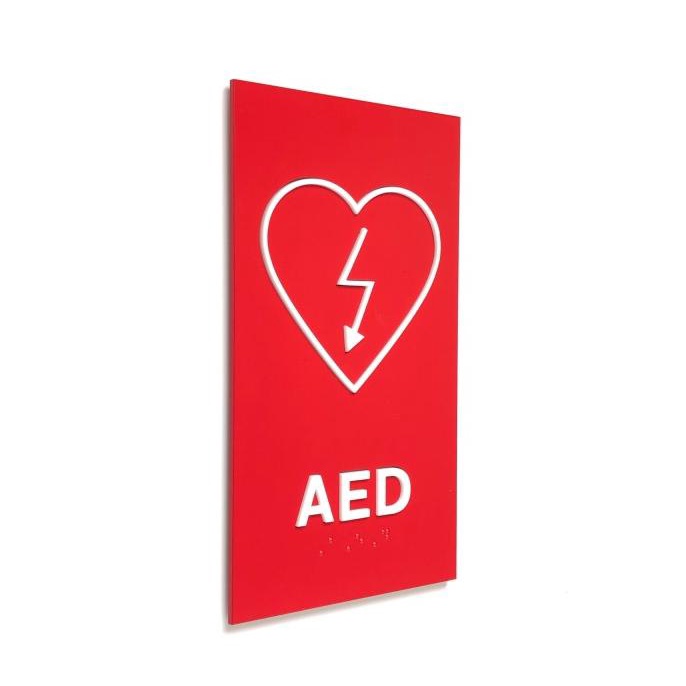 

Kubik Letters Acrylic Sign AED Defibrilator Alat Kejut Jantung