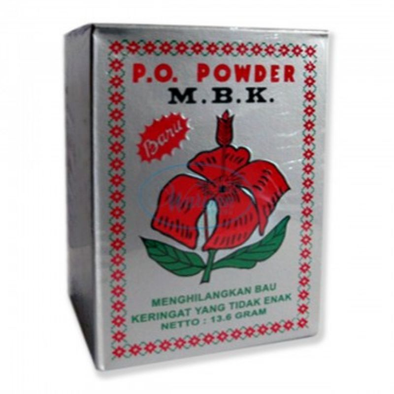 MBK powder silver / bedak penghilang bau keringat