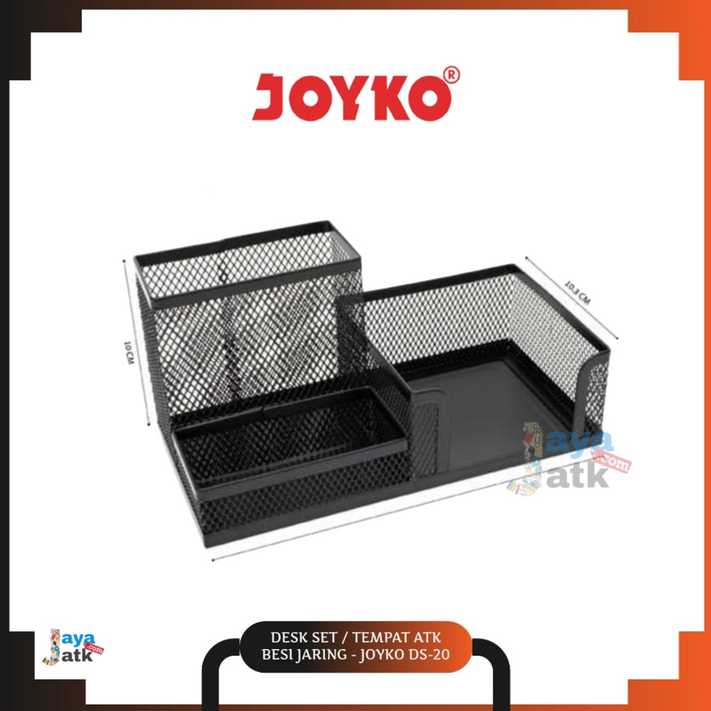 

Desk Set / Tempat Alat Tulis Besi Jaring - Joyko DS-20 MURAH