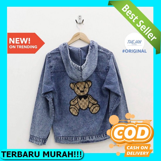 Jaket Jeans Jins Wanita Levis Kekinian Cewek Terbaru 2022 Import Nh798 [Ashanty Snow Ro]Jaket Wanit 