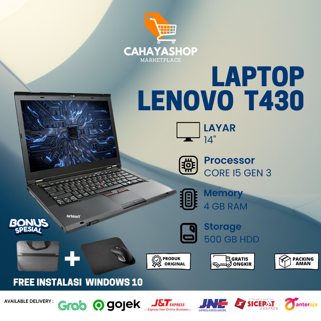 Laptop Lenovo T430 Core i5 4/500 GB / Laptop Lenovo Thinkpad Seken i5