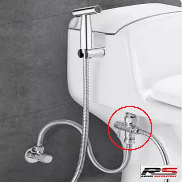 Adaptor Kran Pemisah Air Konektor Bidet Faucet Keran Shower Wastafel
