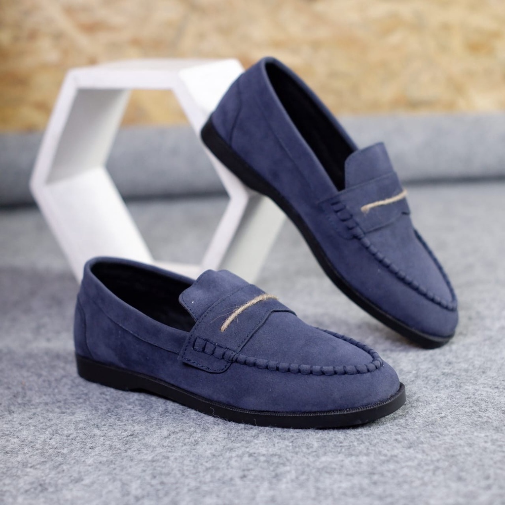 BURAY X SEPATU SLIP ON PRIA LOAFER BOI DEWASA SUEDE PREMIUM CASUAL FORMAL SLIP ON PRIA KERJA KANTOR GURU PNS PESTA RESMI NYAMAN || SLIP ON PRIA PANSUS BERKUALITAS 2022