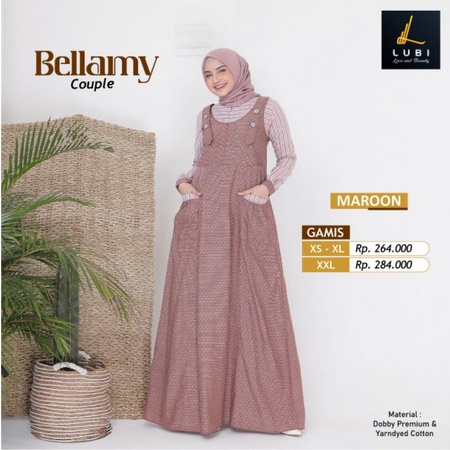 Gamis Couple kekinian By Lubi terbaru Bellamy