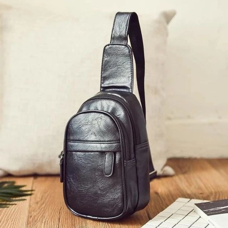 ZRA MAN LEATHER CROSSBODY BAG