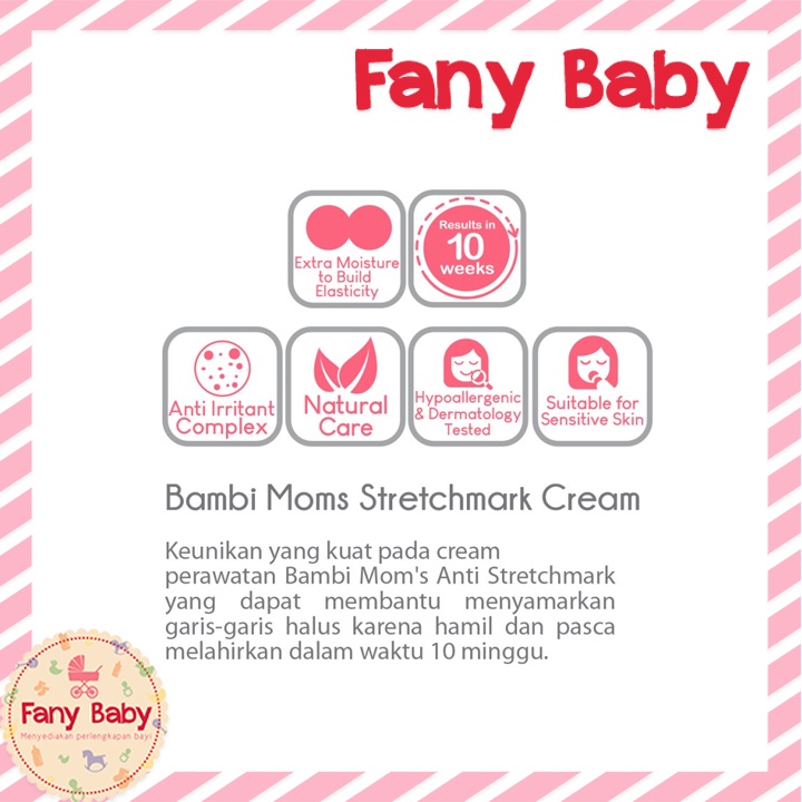 BAMBI BABY MOM'S STRETCHMARK CREAM 100ML