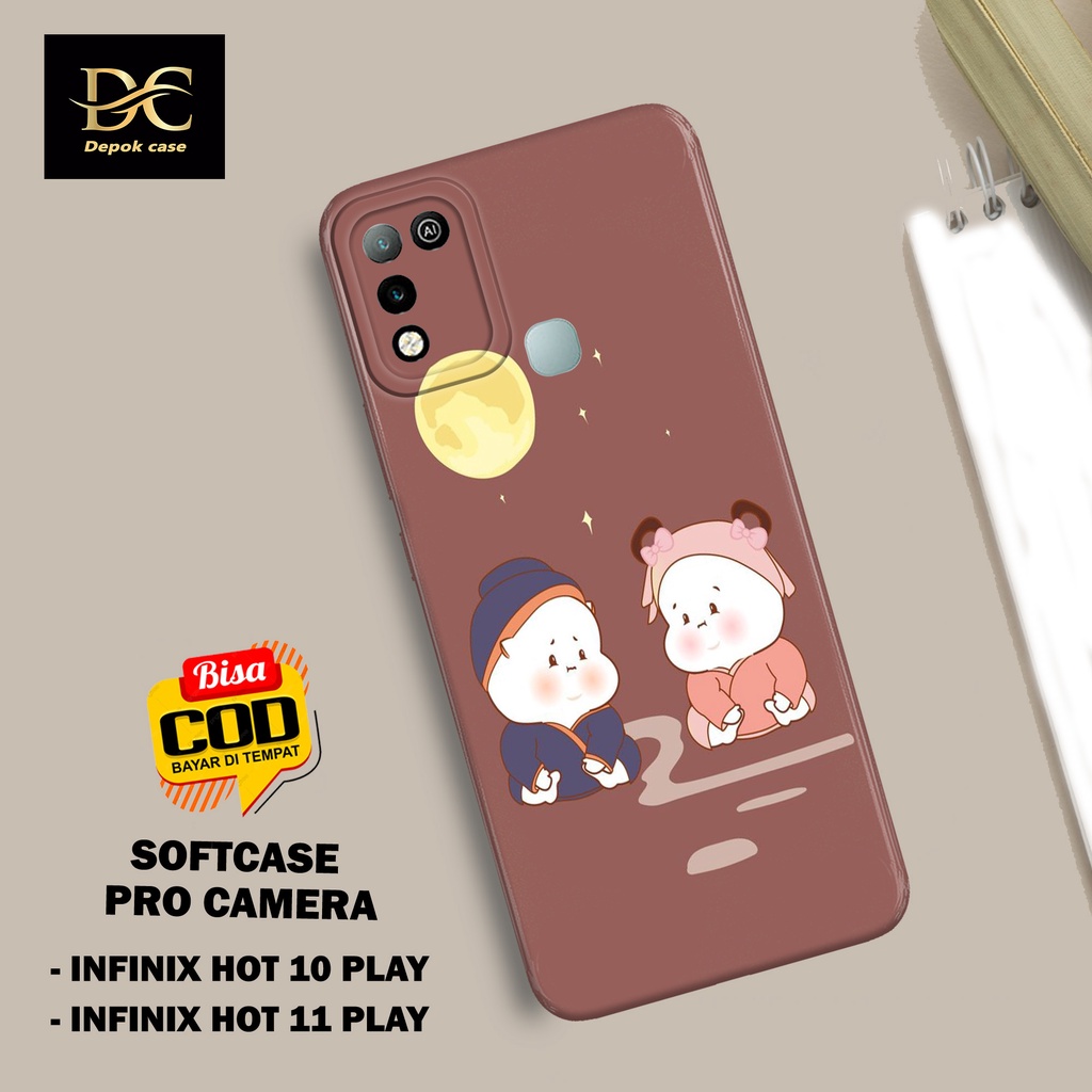 Case Infinix Hot 10 Play / Infinix Hot 11 Play Terbaru - Fhasion Case KARTUN - Casing Hp Infinix Hot