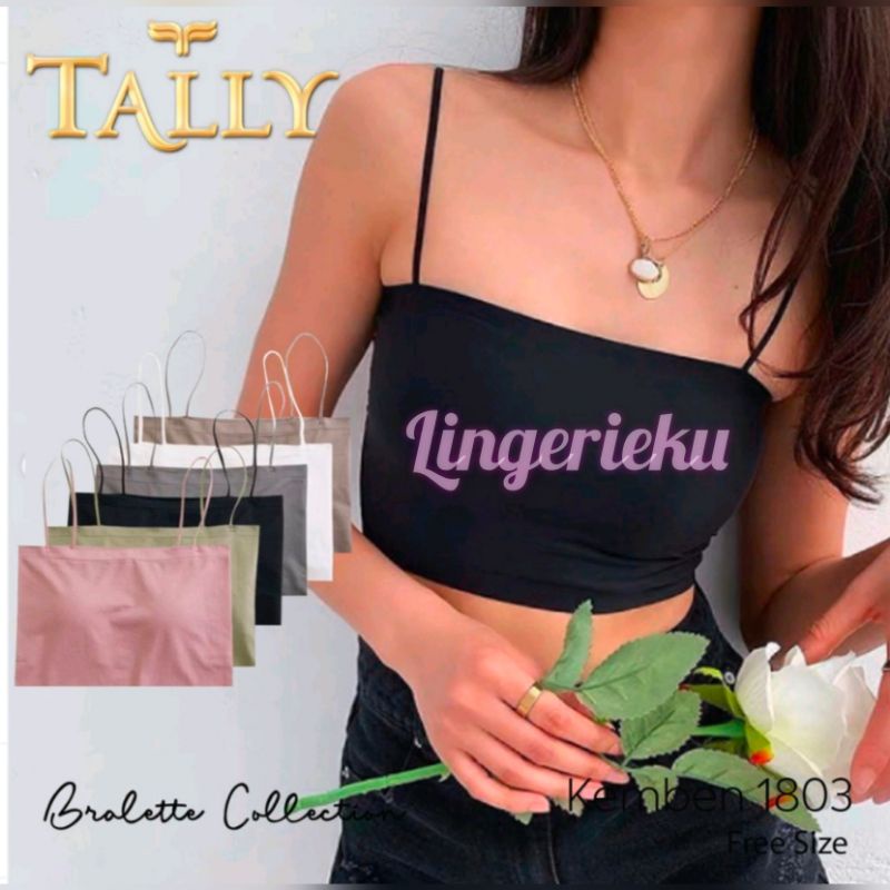 Tally 1803 Tanktop Kemben Bralette Wanita Tipe Pendek Fit L XL