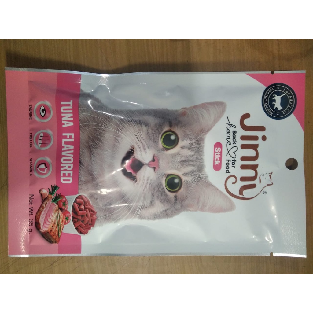 JERHIGH JINNY STIK BITES CAT TREATS 35Gr SNACK KUCING