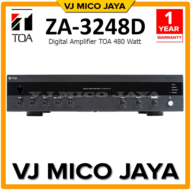 TOA ZA-3248D Amplifier TOA 480 Watt
