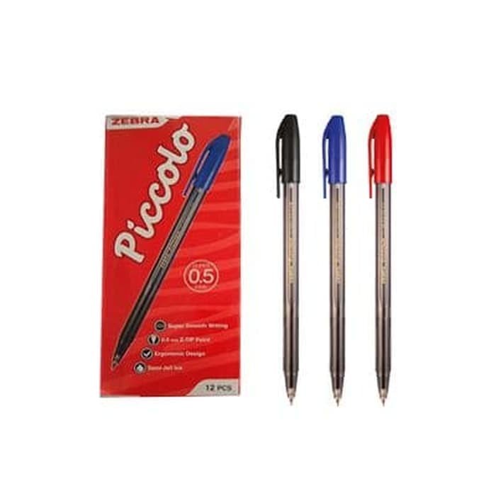 

BOLPEN PICCOLO ZEBRA 0.5mm PACK ISI 12PCS / PEN / BOLPEN / BALLPEN / PENA
