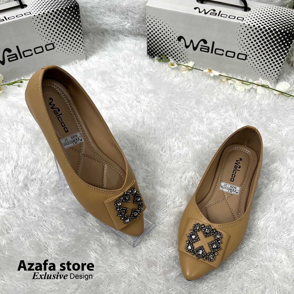 Walcoo Sepatu Flatshoes Wanita BONANO