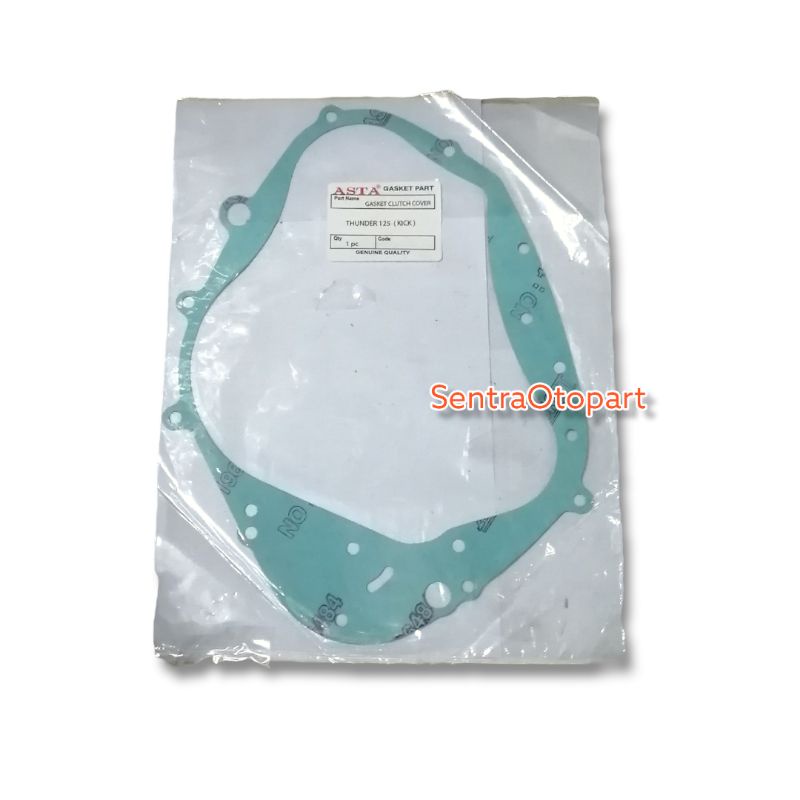 Paking perpak gasket bak kopling thunder 125 kick stater asta