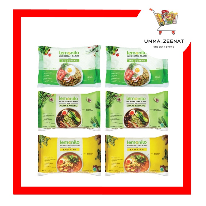 

Lemonilo Mie Instant Goreng & Kuah All Variant