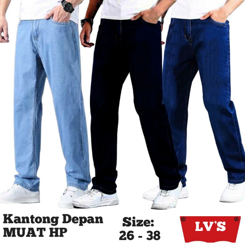 Celana Panjang Laki laki Terbaru celana Jeans Reguler Standar Celana Jeans Standar Kekinian Bisa COD